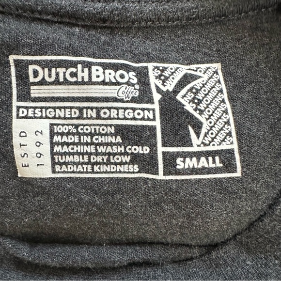 Unisex Dutch Bros ‘Guaranteed To Satisfy’ 1992 S, M, L, XL+XXL+XXL RARE 2X 3X - Picture 6 of 9